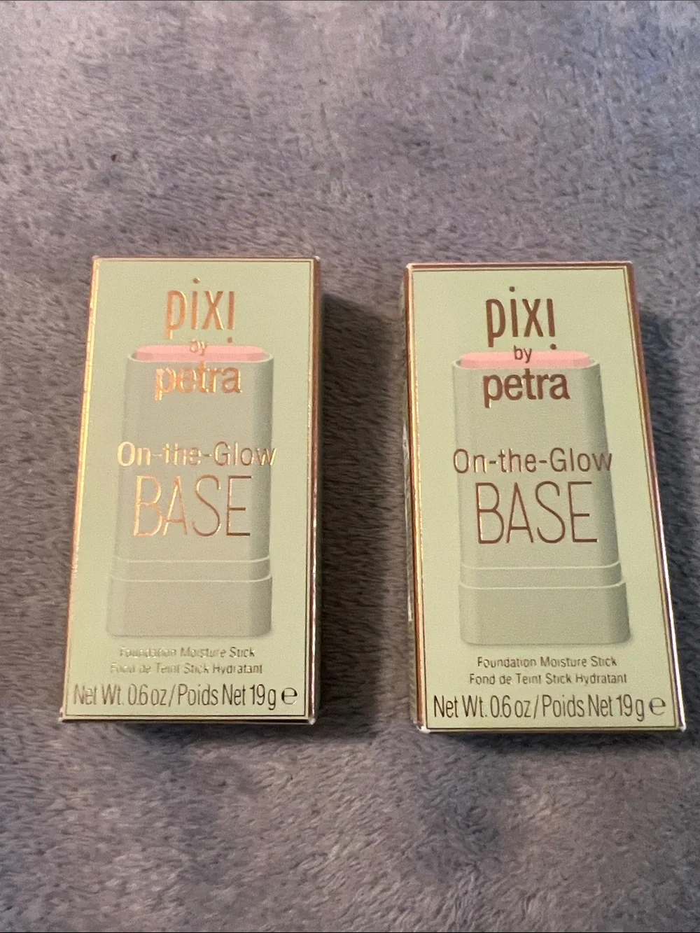 Pixi On-the-Glow Base Foundation Moisture Stick — Pink Set Of Two